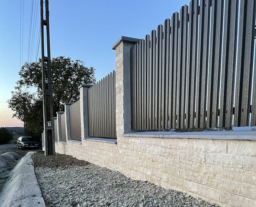 Gard stachetă Negru